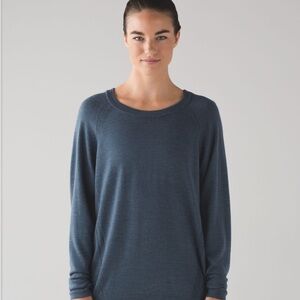 Lululemon Rising Salutation Sweater
Heathered Astro Blue size 10